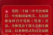 深入学习贯彻党的二十届三中全会精神，他们这样说