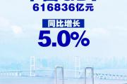 上半年中国GDP同比增长5.0%