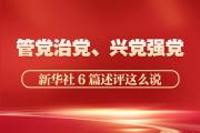 管党治党、兴党强党，新华社6篇述评这么说