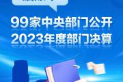 集中“晒账本”！99家中央部门公开2023年度部门决算